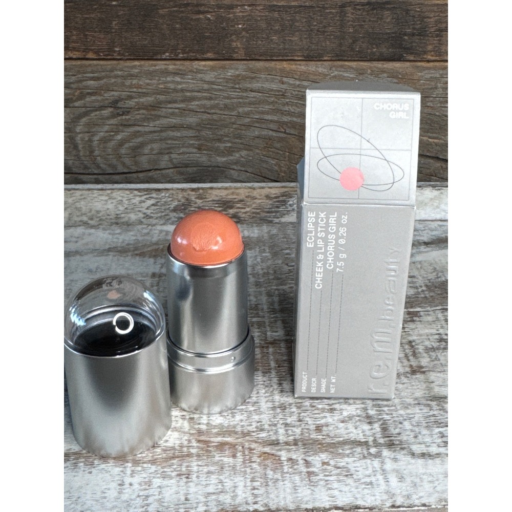 rem beauty Eclipse Cheek & Lip Stick Chorus Girl 7.5g NIB Lid Smudge MSRP $20
